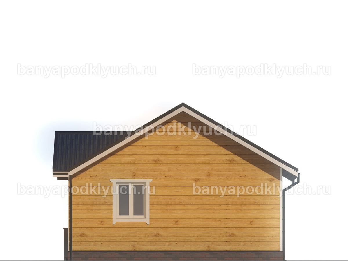 Баня из бруса 9.5x7 м Баня из бруса 9.5x7 м